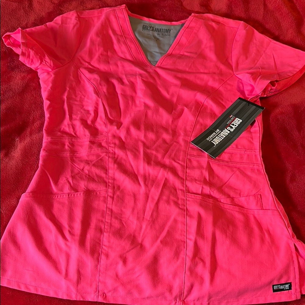 Grey’s Anatomy Pink Scrub Top
